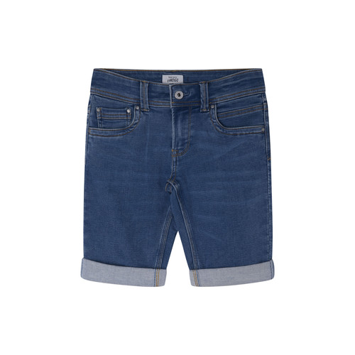 Textil Chlapecké Kraťasy / Bermudy Pepe jeans TRACKER SHORT Modrá