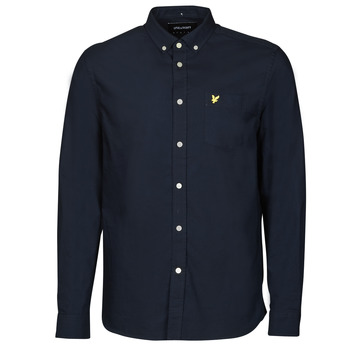 Textil Muži Košile s dlouhymi rukávy Lyle & Scott Oxford Shirt Modrá