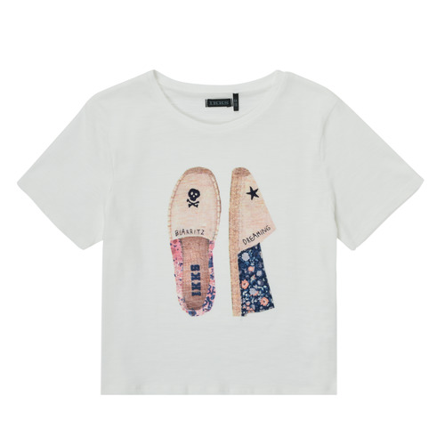 Textil Dívčí Trička s krátkým rukávem Ikks DANDINET Bílá