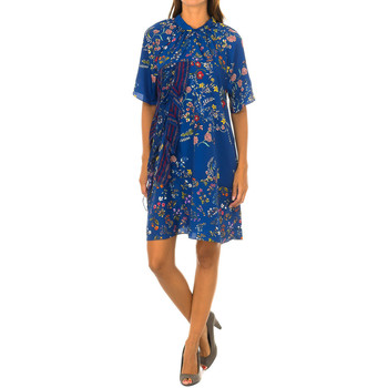 Textil Ženy Krátké šaty Desigual 18WWVW16-5000 Modrá