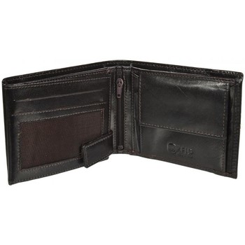 Grosso Čokoládově hnědá pánská kožená peněženka RFID v krabičce Hnědá