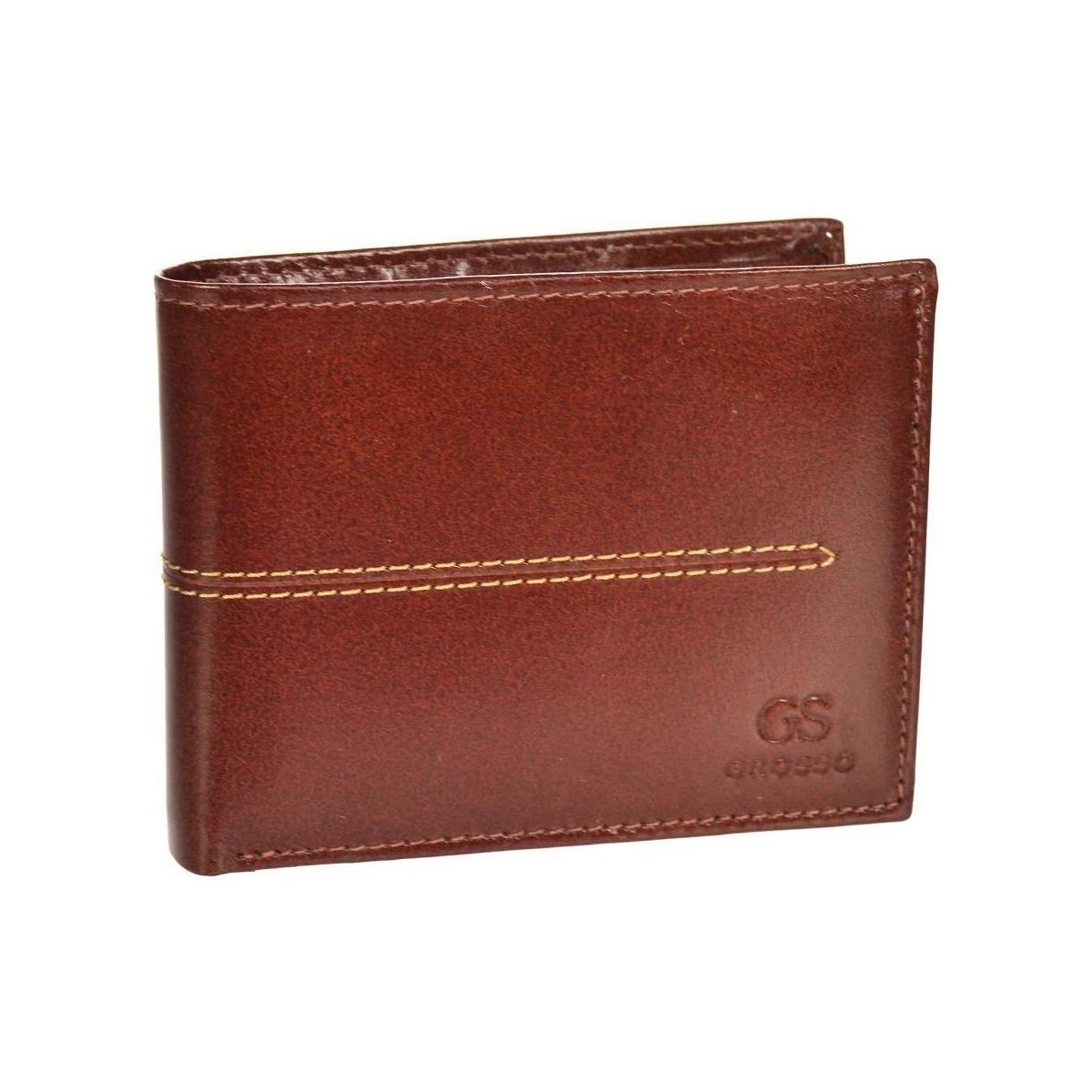 Taška Muži Náprsní tašky Grosso Koňakově hnědá pánská kožená peněženka RFID v krabičce Hnědá