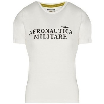 Textil Ženy Trička s krátkým rukávem Aeronautica Militare TS1914DJ49673004 Bílá