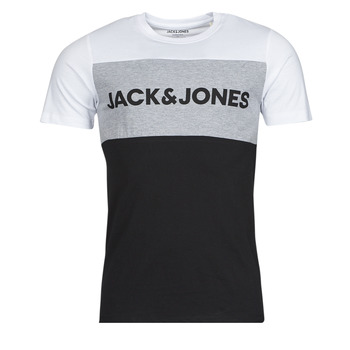 Textil Muži Trička s krátkým rukávem Jack & Jones JJELOGO Bílá