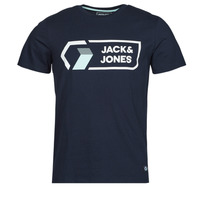 Textil Muži Trička s krátkým rukávem Jack & Jones JCOLOGAN Tmavě modrá