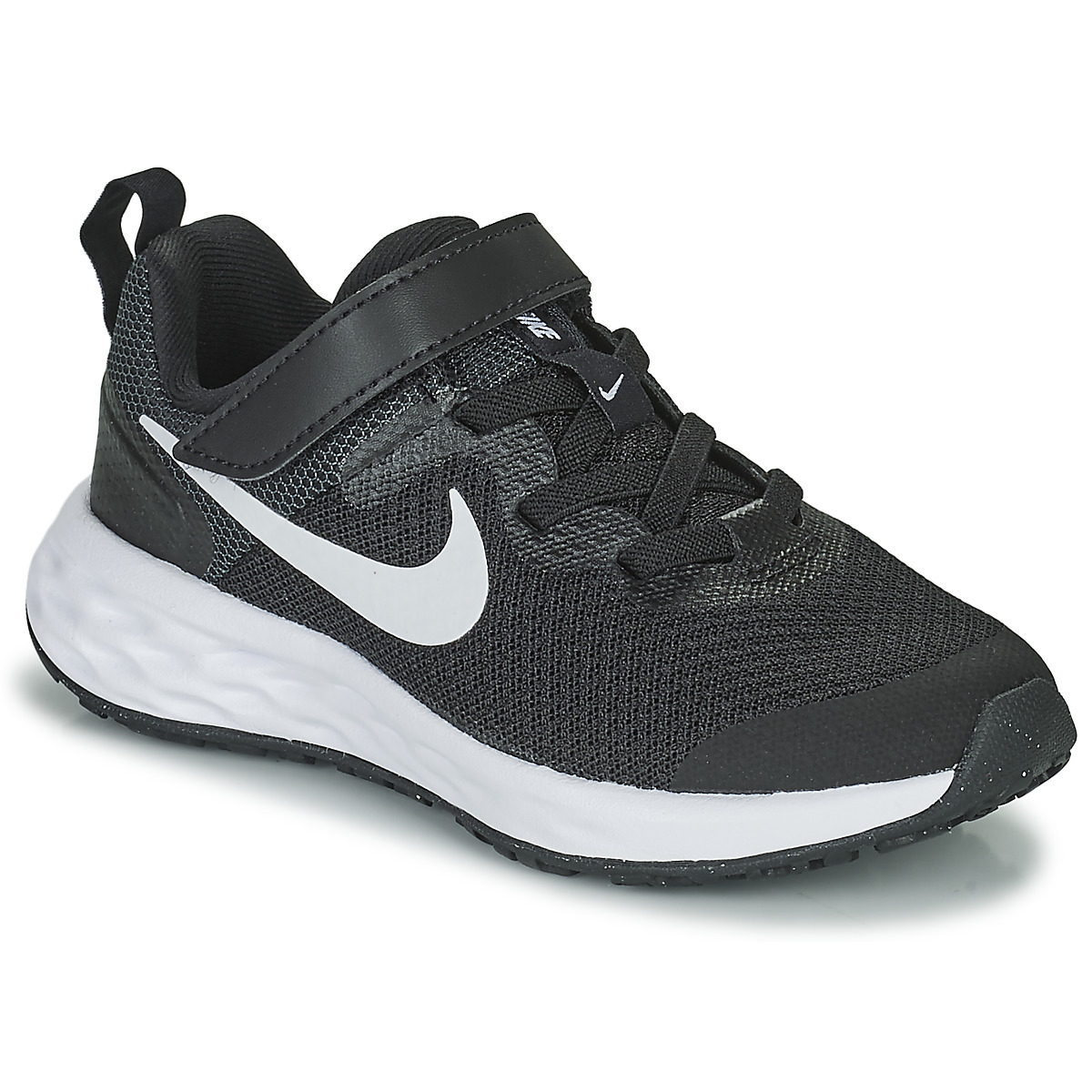 Boty Děti Multifunkční sportovní obuv Nike Nike Revolution 6 Černá / Bílá