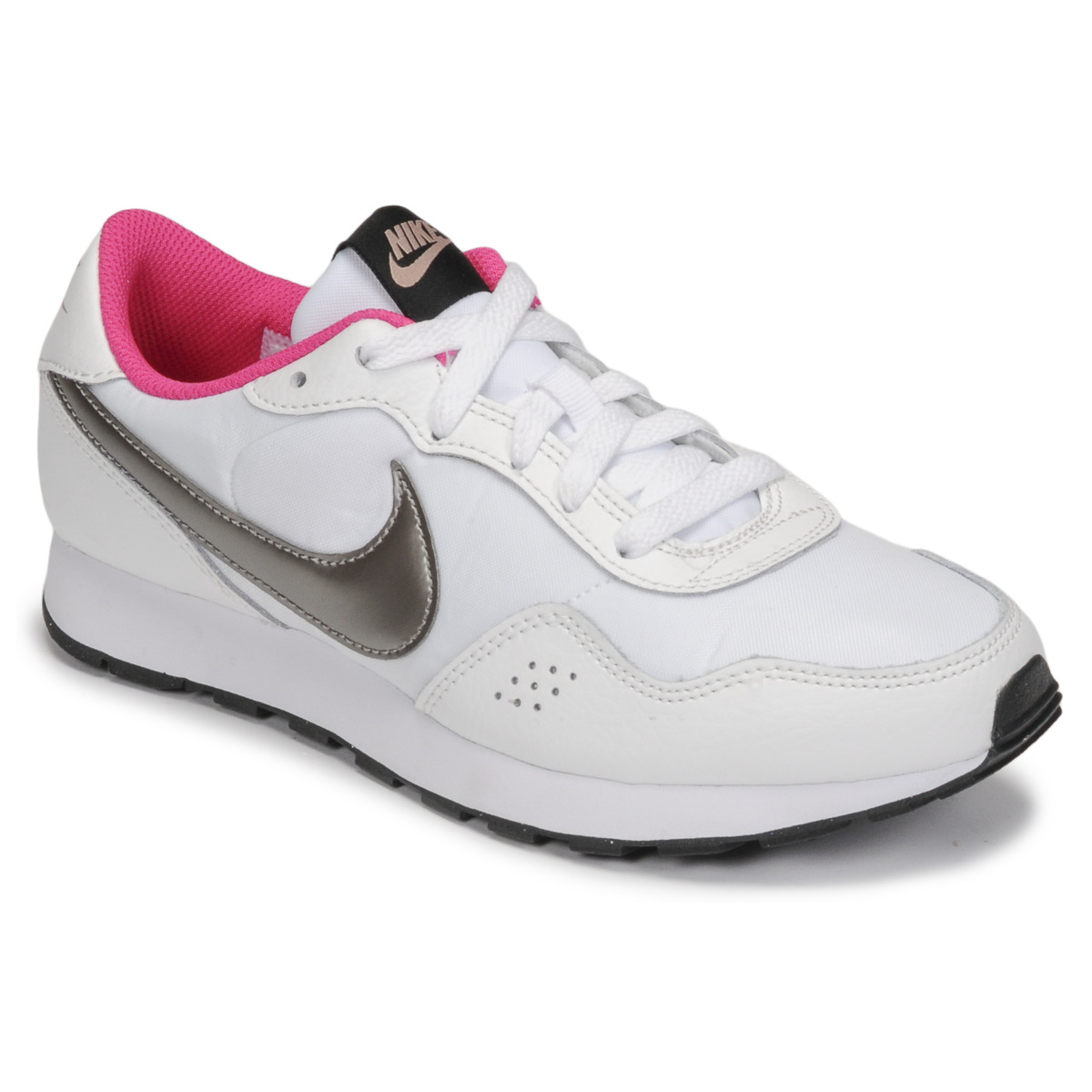 Boty Děti Nízké tenisky Nike Nike MD Valiant Bílá / Růžová