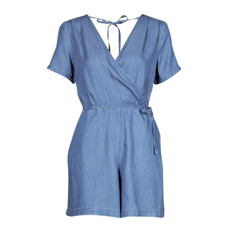 Textil Ženy Overaly / Kalhoty s laclem Vero Moda VMLILIANA Modrá