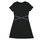 Textil Dívčí Krátké šaty Calvin Klein Jeans PUNTO LOGO TAPE SS DRESS Černá