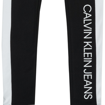 Calvin Klein Jeans COLOUR BLOCK LEGGING Černá