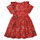 Textil Dívčí Krátké šaty Petit Bateau BLOOM Červená