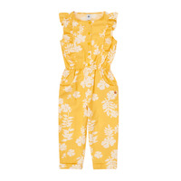 Textil Dívčí Overaly / Kalhoty s laclem Petit Bateau BONCAPA Žlutá