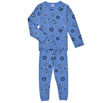 Textil Děti Pyžamo / Noční košile Petit Bateau BANDANOU Modrá