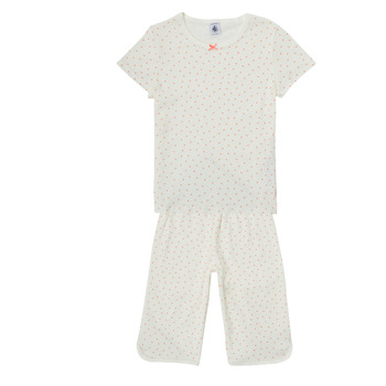 Textil Dívčí Pyžamo / Noční košile Petit Bateau BRESS Bílá