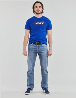 Textil Muži Rifle rovné Levi's 501® LEVI'S ORIGINAL Modrá