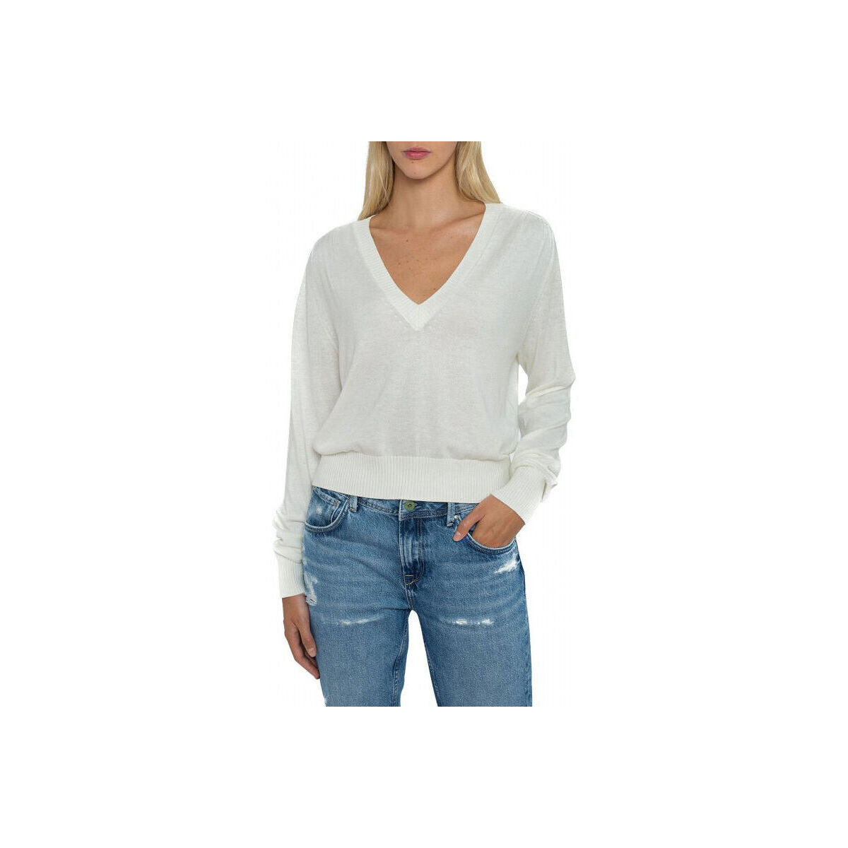 Textil Ženy Svetry Pepe jeans - martina_pl701731 Bílá