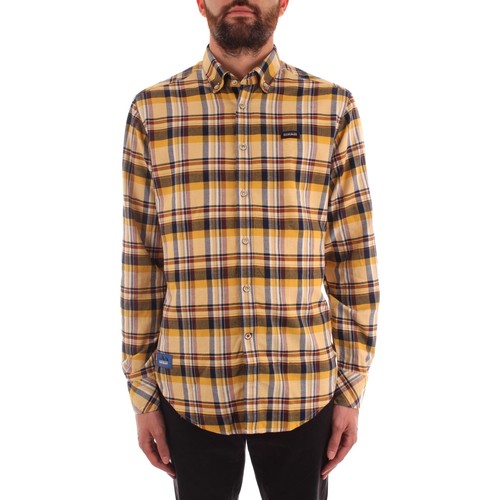 Textil Muži Košile s dlouhymi rukávy Napapijri NP0A4FMN84C1 Žlutá