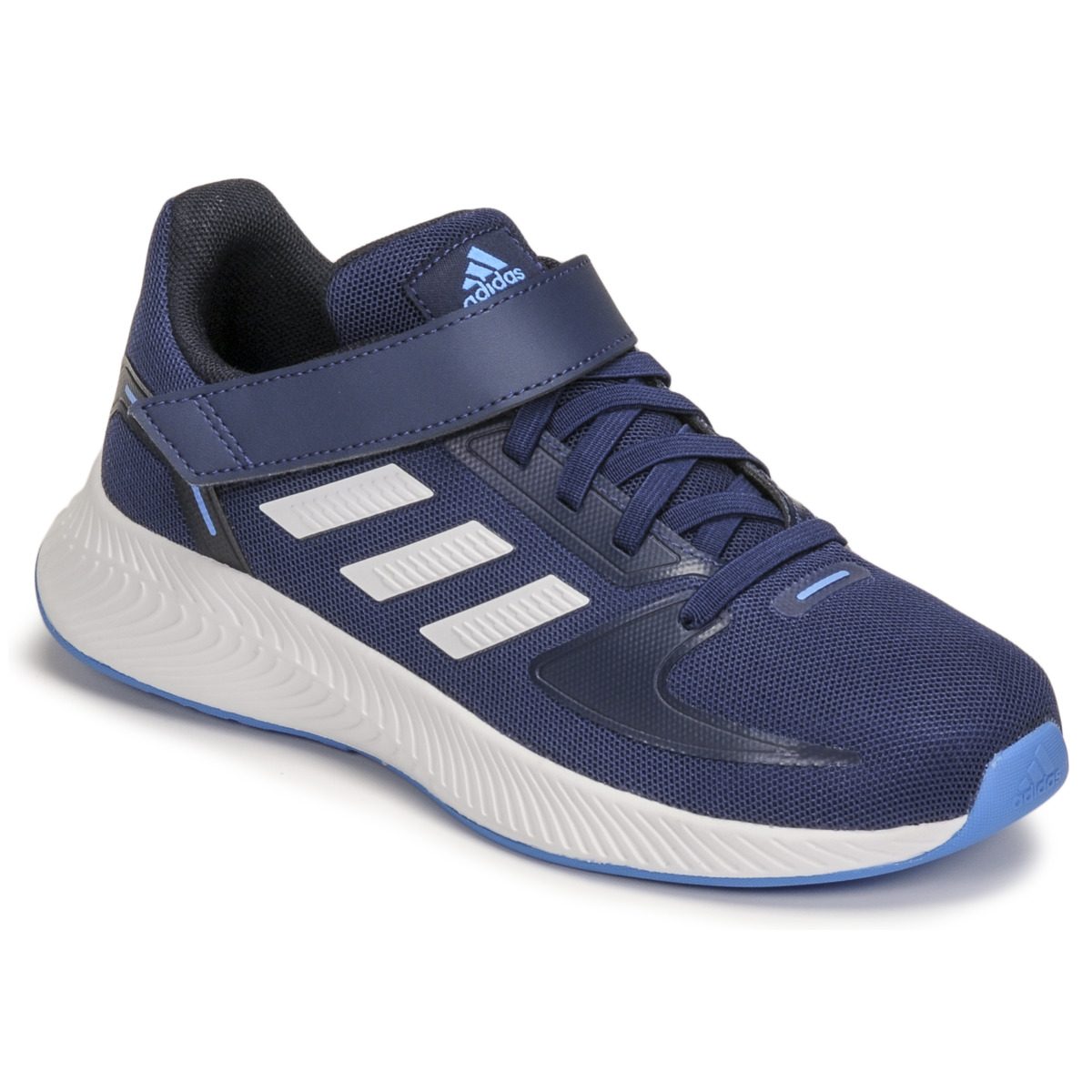 Boty Děti Běžecké / Krosové boty adidas Performance RUNFALCON 2.0 EL K Tmavě modrá / Bílá
