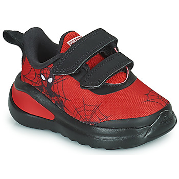 Boty Chlapecké Nízké tenisky adidas Performance FORTARUN Spider-Man Červená / Černá