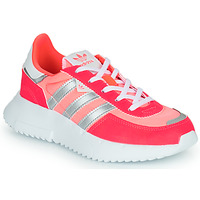 Boty Dívčí Nízké tenisky adidas Originals RETROPY F2 C Růžová / Stříbřitá