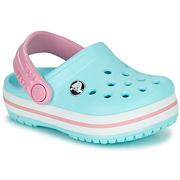 Boty Děti Pantofle Crocs CROCBAND CLOG T Modrá / Růžová