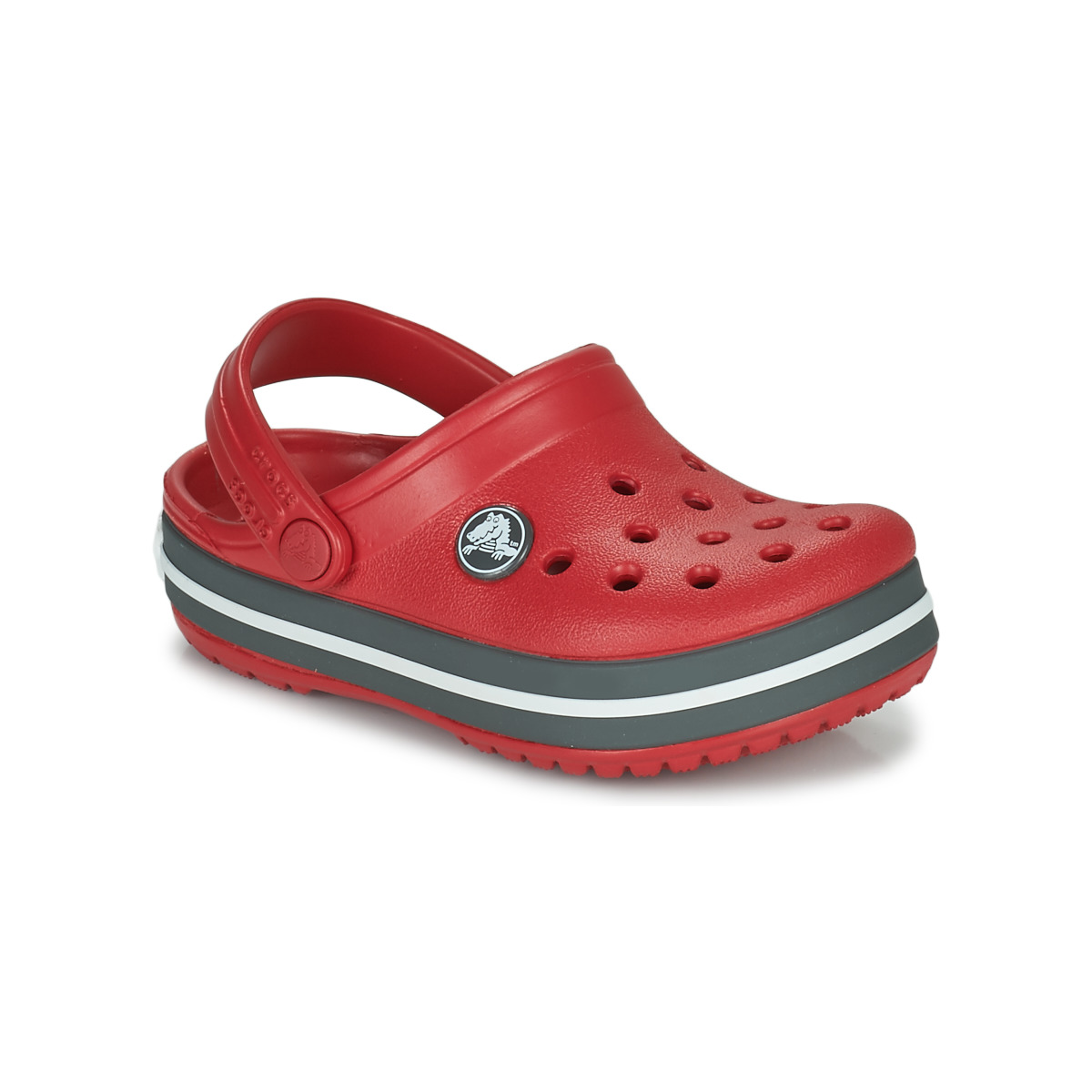 Boty Děti Pantofle Crocs CROCBAND CLOG T Červená