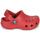 Boty Děti Pantofle Crocs CLASSIC CLOG T Červená