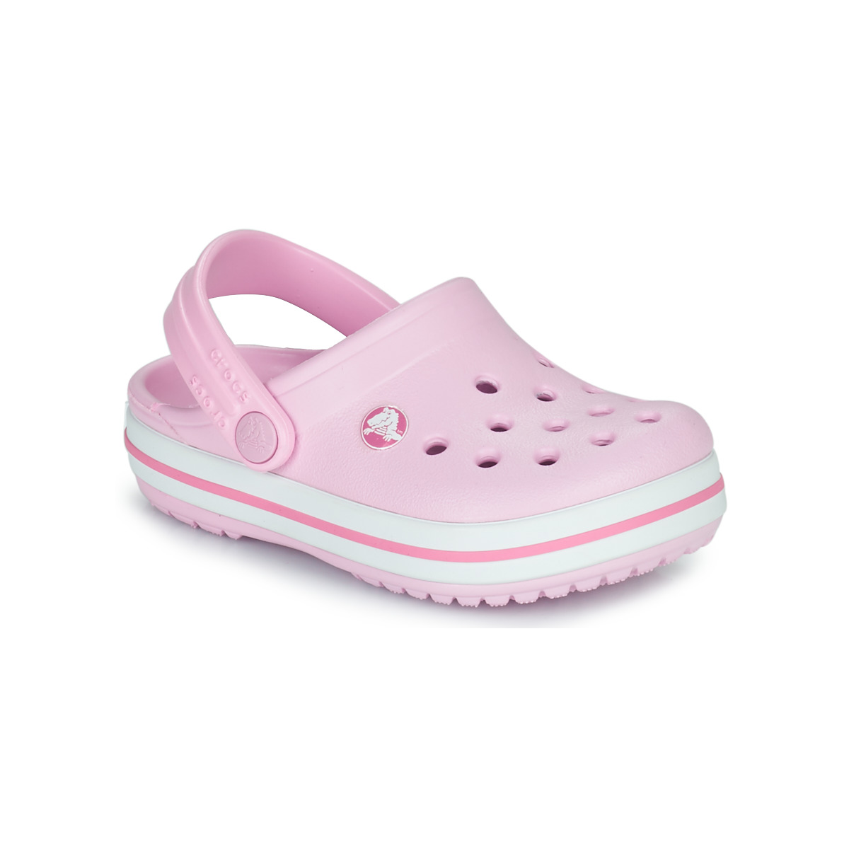 Boty Dívčí Pantofle Crocs CROCBAND CLOG T Růžová