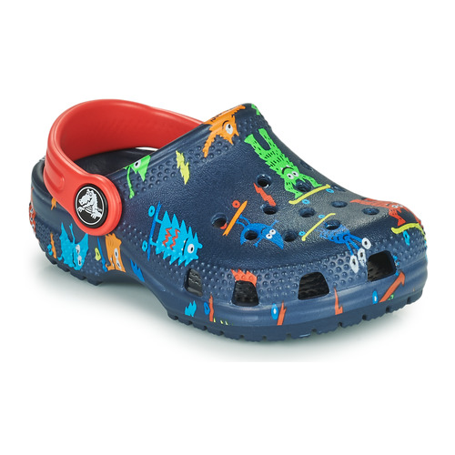 Boty Chlapecké Pantofle Crocs CLASSIC EASY ICON CLOG T Tmavě modrá