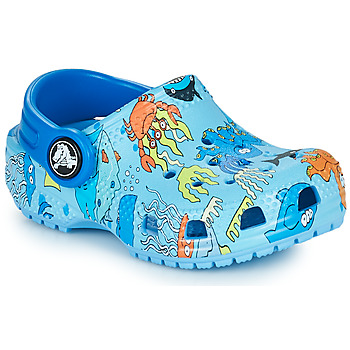 Boty Chlapecké Pantofle Crocs Classic Pool Party Clog T Modrá