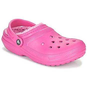 Boty Ženy Pantofle Crocs CLASSIC LINED CLOG Růžová