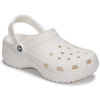 Boty Ženy Pantofle Crocs CLASSIC PLATFORM CLOG W Bílá