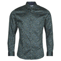 Textil Muži Košile s dlouhymi rukávy Selected SLHSLIMFLEX Tmavě modrá