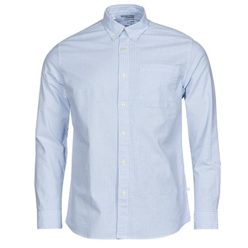 Textil Muži Košile s dlouhymi rukávy Selected SLHREGRICK Modrá