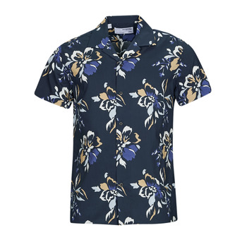 Textil Muži Košile s krátkými rukávy Selected SLHREGVIGGO Tmavě modrá