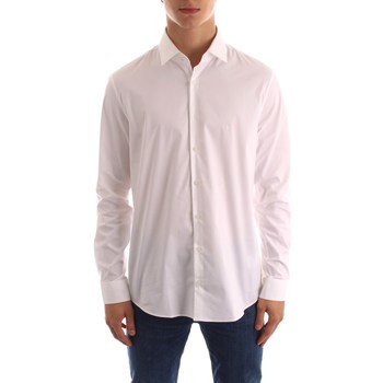 Textil Muži Košile s dlouhymi rukávy Calvin Klein Jeans K10K108229 Bílá