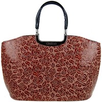 Taška Ženy Velké kabelky / Nákupní tašky Grosso Elegantní starorůžová kabelka do ruky S5 růžová