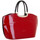 Taška Ženy Kabelky  Grosso Elegantní červená lakovaná kabelka do ruky S5 Červená