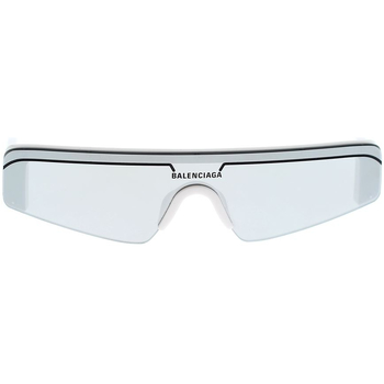Hodinky & Bižuterie Děti sluneční brýle Balenciaga Occhiali da Sole  BB0003S 002 Bílá