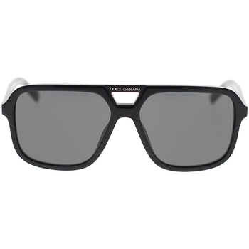 Hodinky & Bižuterie Děti sluneční brýle D&G Occhiali da Sole  DG4354 501/87 Černá