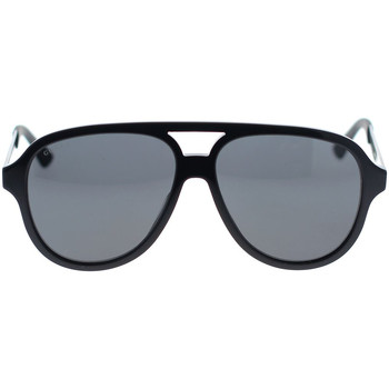 Hodinky & Bižuterie Muži sluneční brýle Gucci Occhiali da Sole  GG0688S 001 Černá