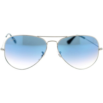 Hodinky & Bižuterie sluneční brýle Ray-ban Occhiali da Sole  Aviator RB3025 003/3F Stříbrná       