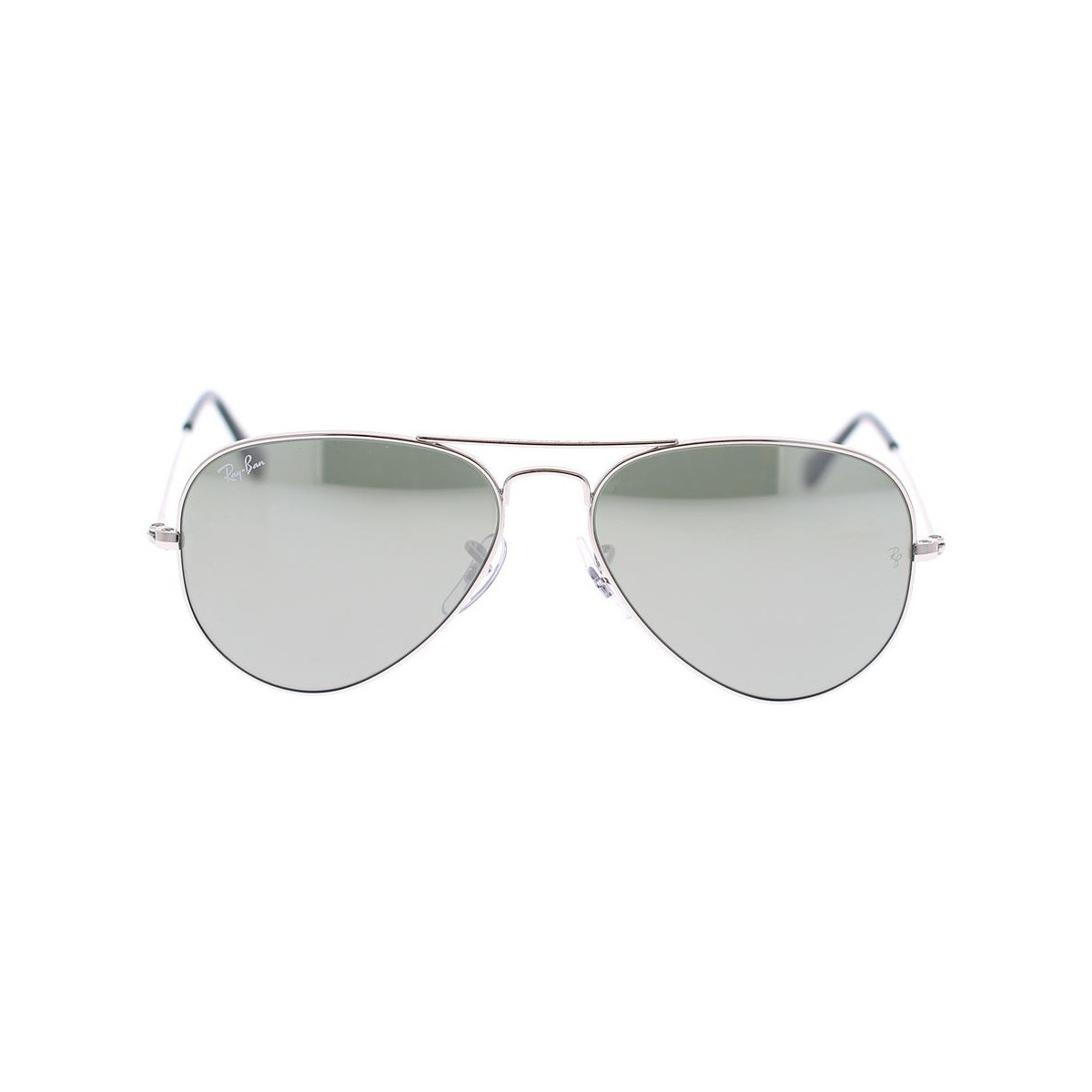 Hodinky & Bižuterie sluneční brýle Ray-ban Occhiali da Sole  Aviator RB3025 W3275 Stříbrná       