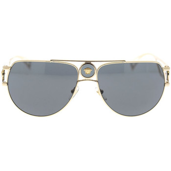 Hodinky & Bižuterie sluneční brýle Versace Occhiali da Sole  VE2225 100287 Zlatá