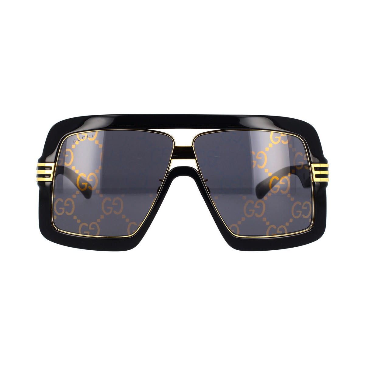 Hodinky & Bižuterie sluneční brýle Gucci Occhiali da Sole  GG0900S 001 Černá