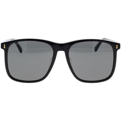 Hodinky & Bižuterie Muži sluneční brýle Gucci Occhiali da Sole  GG1041S 001 Černá