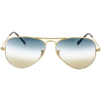 Hodinky & Bižuterie sluneční brýle Ray-ban Occhiali da Sole  Aviator Metal II RB3689 001/GD Zlatá