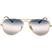 Hodinky & Bižuterie sluneční brýle Ray-ban Occhiali da Sole  Aviator Metal II RB3689 001/GE Zlatá