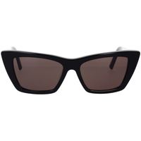 Hodinky & Bižuterie Ženy sluneční brýle Yves Saint Laurent Occhiali da Sole Saint Laurent New Wave SL 276 Mica 001 Černá