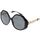 Hodinky & Bižuterie sluneční brýle Versace Occhiali da Sole  VE4395 534587 Černá